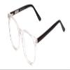 Calabria Ernest 4839 Cat-Eye Reading Glasses +1.75 Clear Crystal/Gloss Black Men Women view 1