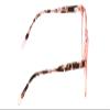 Calabria Ernest 4840 Cat-Eye Blue Light Blocking Reading Glasses +2.50 Pink Crystal/Brown Rose Amber Glitter Tortoise Women view 2