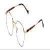 Calabria Ernest 4841 Round Reading Glasses +4.50 Gold Brown Yellow Tortoise Havana Men Women