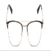 Calabria Ernest 4843 Pilot Reading Glasses +4.00 Satin Metallic Black Silver M view 3