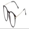 Calabria Ernest 4845 Round Reading Glasses +2.00 Matte Black Silver Men Women view 1