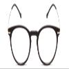 Calabria Ernest 4845 Round Reading Glasses +2.00 Matte Black Silver Men Women view 3