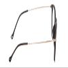 Calabria Ernest 4845 Round Reading Glasses +2.00 Matte Black Silver Men Women view 4