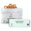 100% Compostable Resealable Food Storage Bags  Biobased, Leak-Proof, Freezer-Safe  Extra Strong & Durable  Available in Gallon, Snack & Sandwich Sizes (Snack) view 1