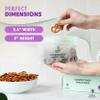 100% Compostable Resealable Food Storage Bags  Biobased, Leak-Proof, Freezer-Safe  Extra Strong & Durable  Available in Gallon, Snack & Sandwich Sizes (Snack) view 3