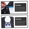 KOMBIUDA Adults Eating Bib Elderly Clothing Protector Snap Buckles Reusable Adult Bib for Seniors Double-layer Design for Easy Cleaning view 2