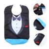 KOMBIUDA Adults Eating Bib Elderly Clothing Protector Snap Buckles Reusable Adult Bib for Seniors Double-layer Design for Easy Cleaning view 4