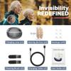 Rechargeable Hearing Aids for Seniors - BTE Digital Hearing Amplifier with Noise Cancelling for Moderate to Severe Hearing Loss, RIC 16 Channel Noise Cancelling Hearing Aid, Magnetic Charging Case view 4