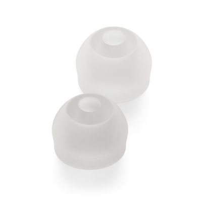 CURVD Earplug XXS Tips Replacement Set, Noise Reduction Replacements Soft Flexible Silicone Eartips for Earplugs, Earphones & Earbuds (Cloud)