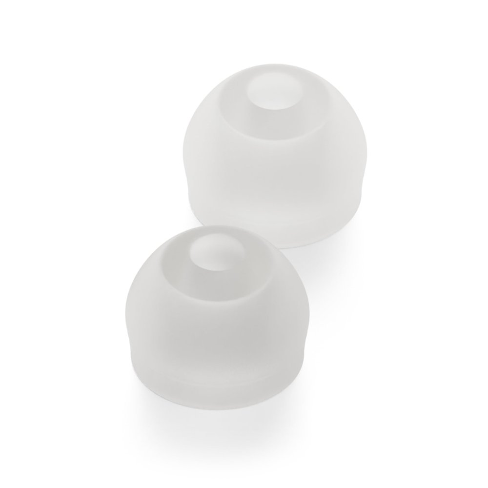 CURVD Earplug XXS Tips Replacement Set, Noise Reduction Replacements Soft Flexible Silicone Eartips for Earplugs, Earphones & Earbuds (Cloud)