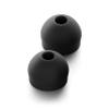 CURVD Earplug XXS Tips Replacement Set, Noise Reduction Replacements Soft Flexible Silicone Eartips for Earplugs, Earphones & Earbuds (Black) view 1