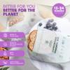 100% Compostable Resealable Food Storage Bags  Biobased, Leak-Proof, Freezer-Safe  Extra Strong & Durable  Available in Gallon, Snack & Sandwich Sizes (Sandwich) (50 Count) view 4