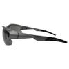 Incredible Bargains The Odyssey Bifocal Sun Reader Sport & Wrap-Around Safety Reading Sunglasses, + 3.00 Gunmetal Grey view 3