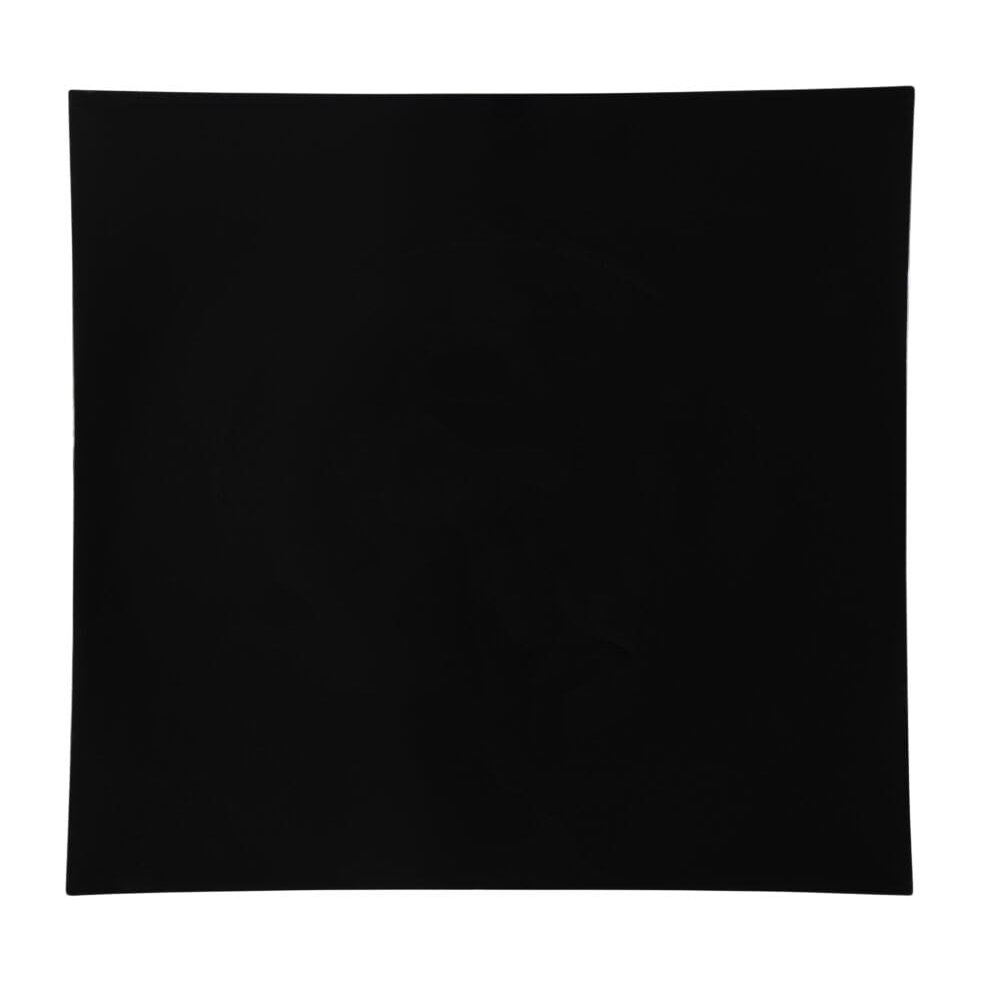 EcoQuality 13" inch Flat Square Charger Black Plastic Plates - China Like Party Plates, Heavy Duty Large Disposable Dinner Salad Plate Weddings, Serveware, Baby Showers, Anniversaries, Events (48)