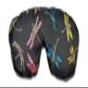 Candi Andi Luxe Handmade Blackout Sleep Eye Mask - Adjustable Strap - Lavender Scented - Dragonfly Nite - TEML-DF view 2