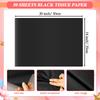 50 Sheets Black Tissue Paper for Gift Bags - Black Wrapping Tissue Paper Bulk for Weddings Birthday DIY Project Halloween Christmas Gift Wrapping Crafts Decor (14 x 20 Inch) view 2