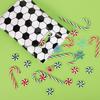 50pcs Soccer Gift Bags, Plastic Soccer Party Bags Sport Candy Goodie Snack Treat Bags Present Bag Football Pouch Party Theme Favor Decor Supplies for Kids Teens Games Sports Events Decorations view 4