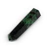 108g, 3.7"x0.9" Natural Untreated Ruby Zoisite Tower Point Crystal Obelisk from India, Healing Crystal, Reiki Energy, B31406 view 1