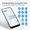 Vitafit Smart Bathroom Scale for Body Weight, Weight Scale Professional Factory Since 2001, App Sync 13 Body Composition Analyzer BMI, Body Fat and Muscle, 400lb, LED, Black view 3