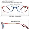 VEVESMUNDO Blue Light Blocking Reading Glasses Round Stylish Computer Readers Eyeglasses for Women Men view 2
