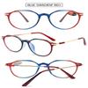 VEVESMUNDO Blue Light Blocking Reading Glasses Round Stylish Computer Readers Eyeglasses for Women Men view 3