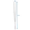 HALLMERS 10cm Stainless Steel Tweezer for Glasses - Small Screw Bolt Holder Frame Nose Pads Hinge Hand Tool - Optical Insert Eye Wear Specs Repair Temple Joint Spectacles Bracket Eyeglass view 2