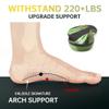 VALSOLE 220+ lbs Plantar Fasciitis High Arch Support Insoles Men Women - Orthotic Shoe Inserts for Flat Feet - Metatarsalgia - Heel Pain - Boot Work Shoe Insole - Standing All Day Heavy Duty Support view 2