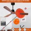20+ Feet High Reach Dusting Kit, Cobweb Duster & Ceiling Fan Duster with 3-14 ft Extension Pole for Cleaning, Microfiber Feather Duster Cleaner for Cleaning Walls Bookshelves Furniture Door Window view 3