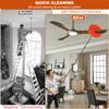 20+ Feet High Reach Dusting Kit, Cobweb Duster & Ceiling Fan Duster with 3-14 ft Extension Pole for Cleaning, Microfiber Feather Duster Cleaner for Cleaning Walls Bookshelves Furniture Door Window view 4