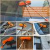 20+ Feet High Reach Dusting Kit with 3-14 ft Extension Pole //2 in 1 Window Cleaning Kit // High Ceiling Duster // Cobweb Microfiber Duster // Outdoor & Indoor Extendable Duster Cleaning Kit view 4