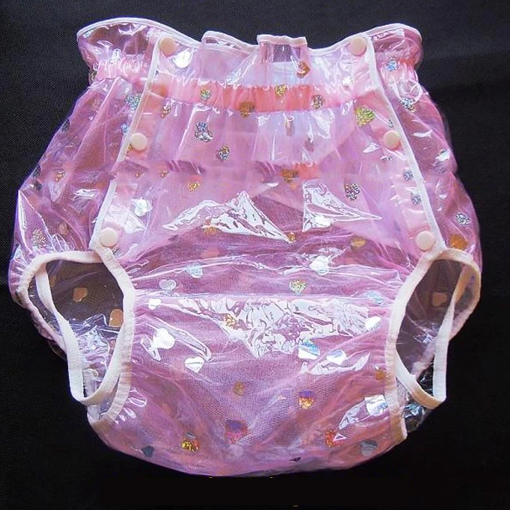 Adult Cloth Diapers Covers,Incontinence Wide Elastic Pants, Adult Incontinence Pants,PVC/Adult Diaper/Incontinence Pants,Waterproof and Reusable,Suitable