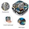 Zebra Menstrual Pad Purse for School, Tampons Collect Pouch for Women Girls, Soft Sanitary Napkin Disposal Bags view 3
