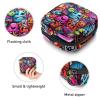RODAILYCAY Graffiti Menstrual Pad Purse for School, Tampons Collect Pouch for Women Girls, Soft Sanitary Napkin Disposal Bags view 3