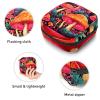 Tampons Holder for Purse, Portable Feminine Menstruation Pad Holder, Mushroom Cute Sanitary Napkin Storage Bag for Women view 3