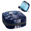 RODAILYCAY Skeleton Sanitary Napkin Storage Bag, Tampons Collect Holder Purse, First Period Kit for Girls Women, Pad Bag for Period for School view 1