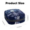 RODAILYCAY Skeleton Sanitary Napkin Storage Bag, Tampons Collect Holder Purse, First Period Kit for Girls Women, Pad Bag for Period for School view 2