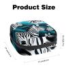 RODAILYCAY Sanitary Napkin Storage Bag for Women Cute, Feminine Menstruation Pad Holder for Period, Portable Zipper Menstrual Pad Bags Zebra view 2