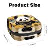 RODAILYCAY Panda in Sunflower Menstrual Pad Purse for School, Tampons Collect Pouch for Women Girls, Soft Sanitary Napkin Disposal Bags view 2
