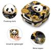 RODAILYCAY Panda in Sunflower Menstrual Pad Purse for School, Tampons Collect Pouch for Women Girls, Soft Sanitary Napkin Disposal Bags view 3