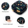 Sanitary Napkin Storage Bag for Feminine Pads, First Period Kit for Women, Firefly Portable Menstrual Period Sanitary Pouch view 3