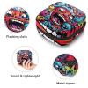 RODAILYCAY Tampons Collect Bags for Women Girls, Sanitary Napkin Storage Disposal Pouch, Lightweight Menstrual Cup Bag Graffiti view 3