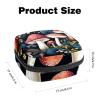 RODAILYCAY Sanitary Napkin Storage Bag, Zipper Period Pouch for Teen Girls Women, Portable Menstrual Tampons Collect Bags Mushroom view 2