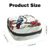 RODAILYCAY Woodpecker Sanitary Napkin Storage Bag, Tampons Collect Holder Purse, First Period Kit for Girls Women, Pad Bag for Period for School view 2
