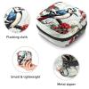 RODAILYCAY Woodpecker Sanitary Napkin Storage Bag, Tampons Collect Holder Purse, First Period Kit for Girls Women, Pad Bag for Period for School view 3