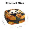 RODAILYCAY Tampons Holder for Purse, Portable Feminine Menstruation Pad Holder, Panda in Sunflower Cute Sanitary Napkin Storage Bag for Women view 2