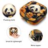 RODAILYCAY Tampons Holder for Purse, Portable Feminine Menstruation Pad Holder, Panda in Sunflower Cute Sanitary Napkin Storage Bag for Women view 3