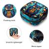 RODAILYCAY Tampons Holder for Purse, Portable Feminine Menstruation Pad Holder, Owl Cute Sanitary Napkin Storage Bag for Women view 3