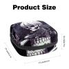 RODAILYCAY Skeleton Sanitary Napkin Storage Bag, Tampons Collect Holder Purse, First Period Kit for Girls Women, Pad Bag for Period for School view 2
