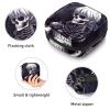 RODAILYCAY Skeleton Sanitary Napkin Storage Bag, Tampons Collect Holder Purse, First Period Kit for Girls Women, Pad Bag for Period for School view 3