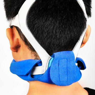 AZEN CPAP Neck Pad for CPAP Headgear Straps, CPAP Neck Cushion, CPAP Headgear Fleece Comfort Cover for Full Face